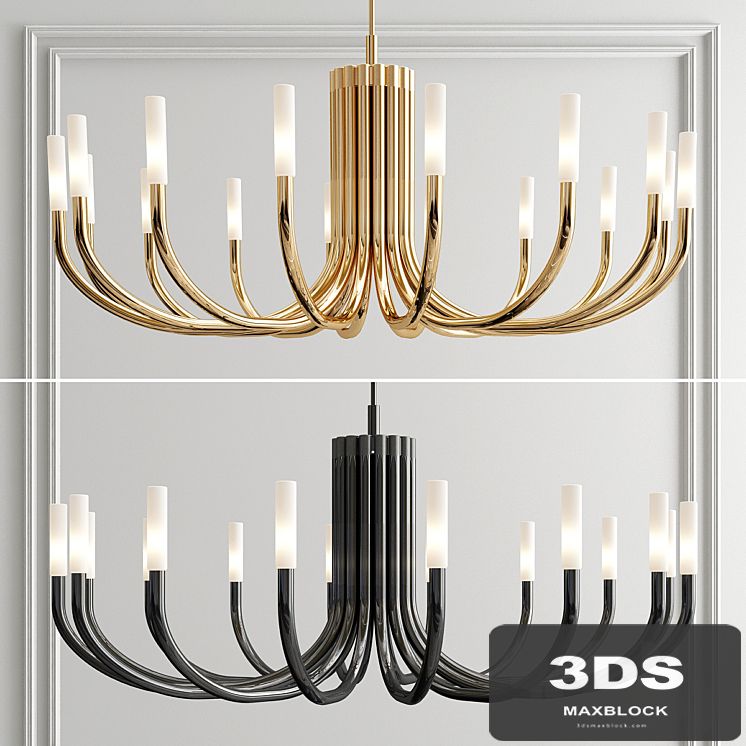 Rousseau Large Oval Chandelier