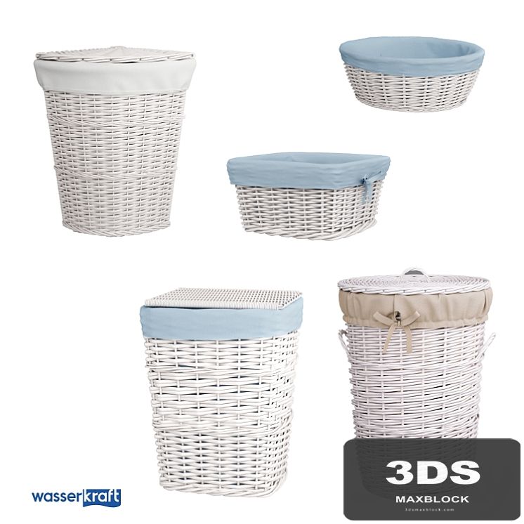 Bathroom baskets_white_OM
