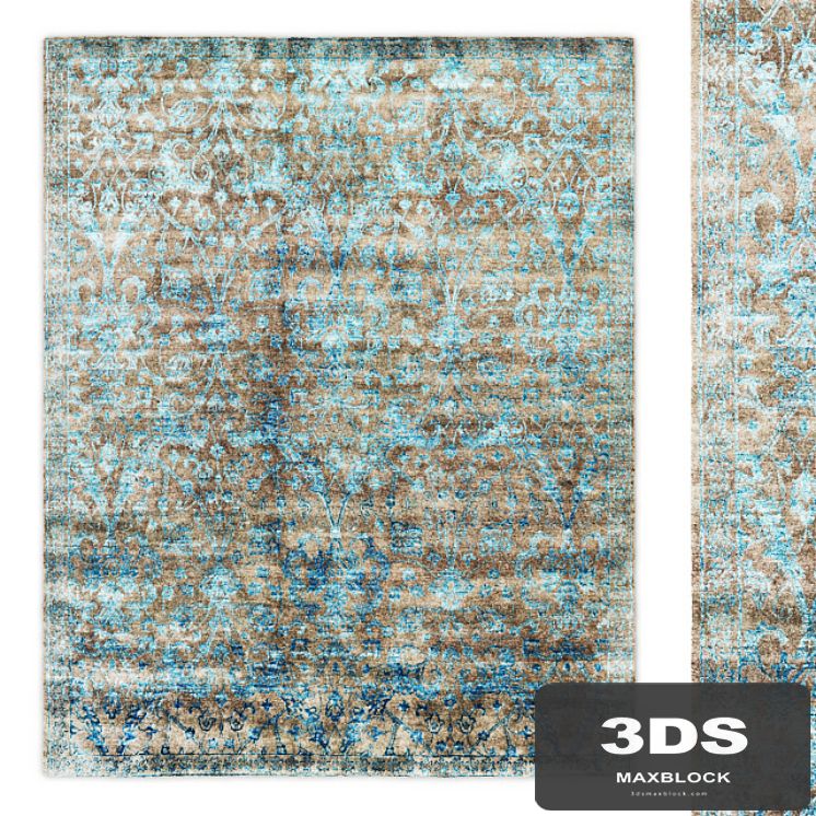 Custom Flore Hand-Knotted Rug RH