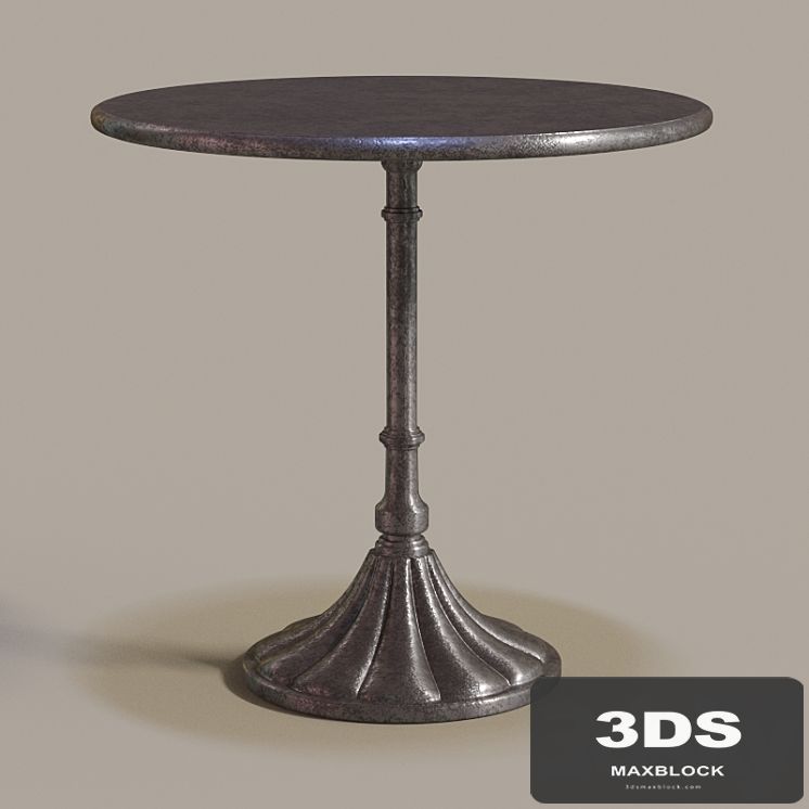 20th C. Chrysanthemum Brasserie Table