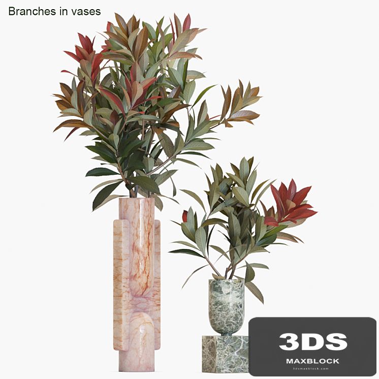 Branches in vases # 17
