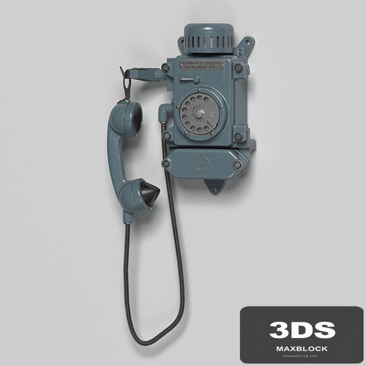 Mine wall phone