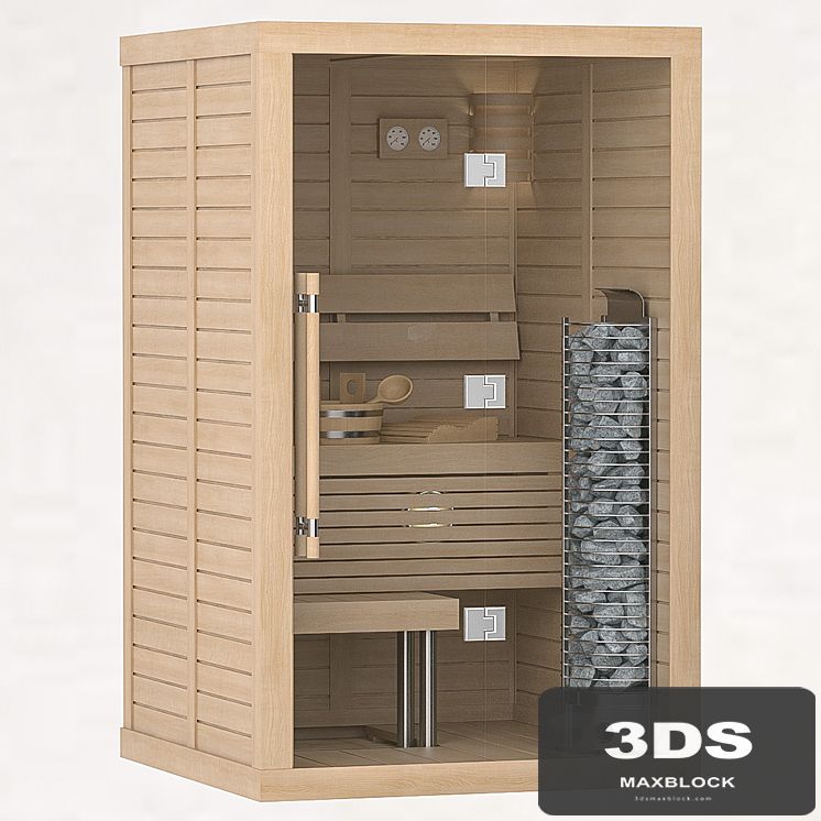 Finnish sauna Sawo Glass Front