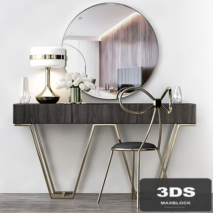 Marl Entrance Hall Laskasas Decorate (low poly)