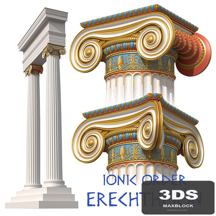 Ionic Order Erechtheion Column