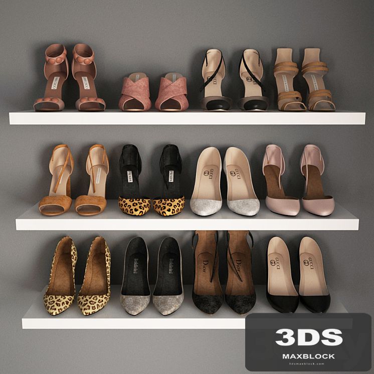 A set of women's shoes I Women shoes _02