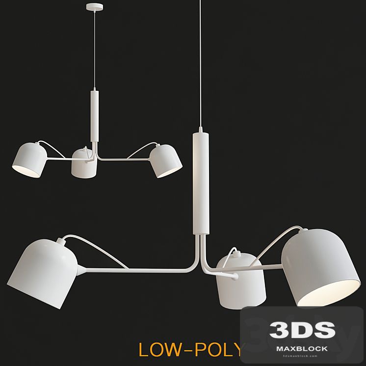 Liang pendant lamp metal white