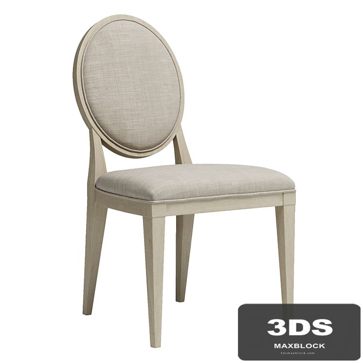 Bernhardt East Hampton Oval Back Side Chair