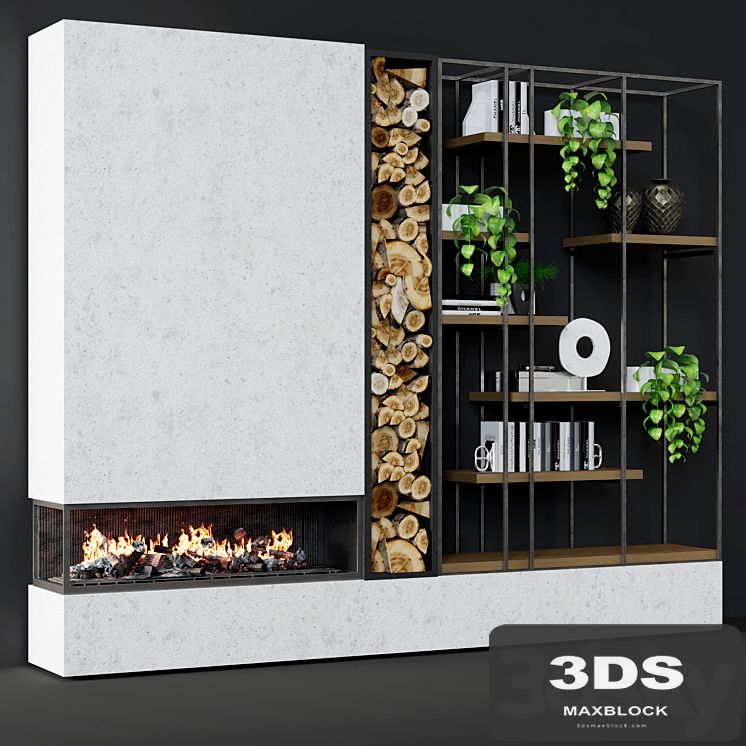Contemporary fireplace 25