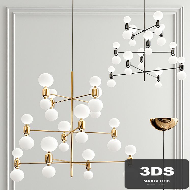 Minimalist chandelier