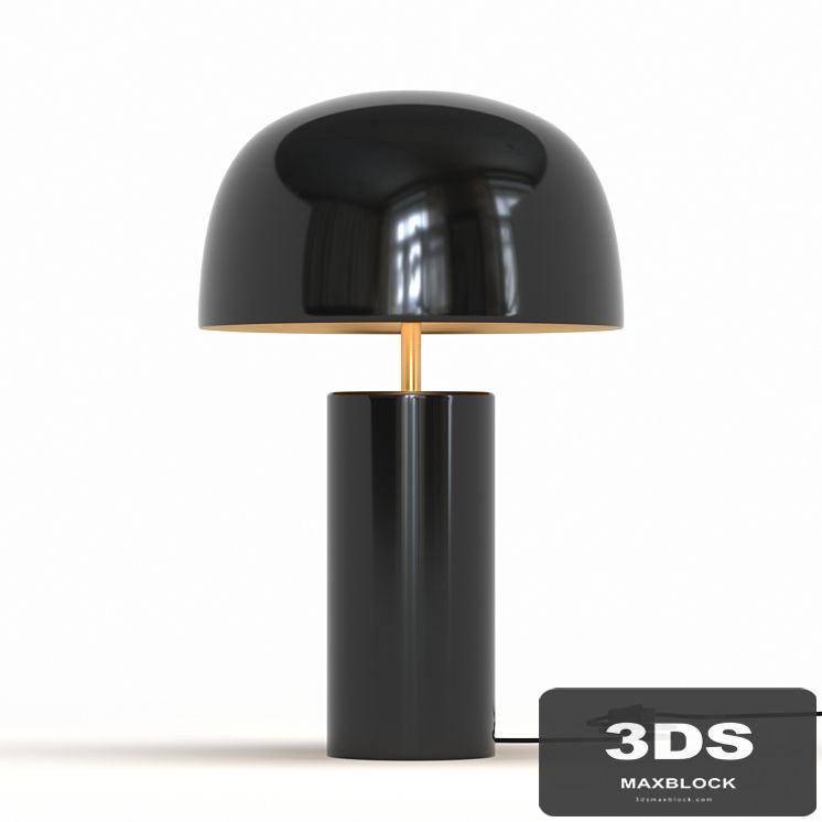 Kare Table Lamp Loungy Black
