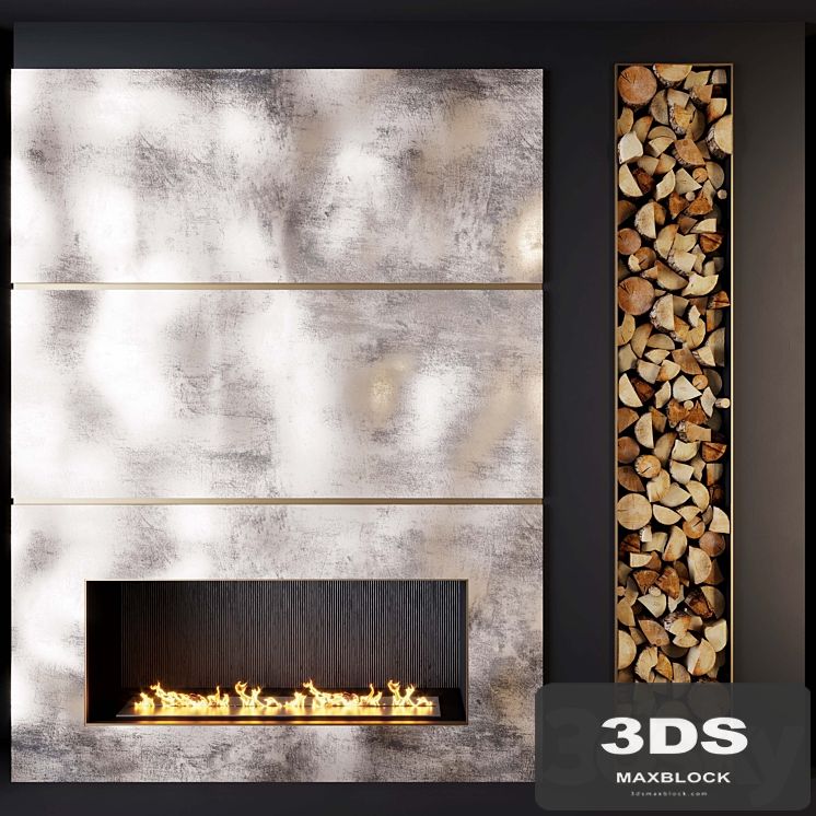 Fireplace and firewood 1