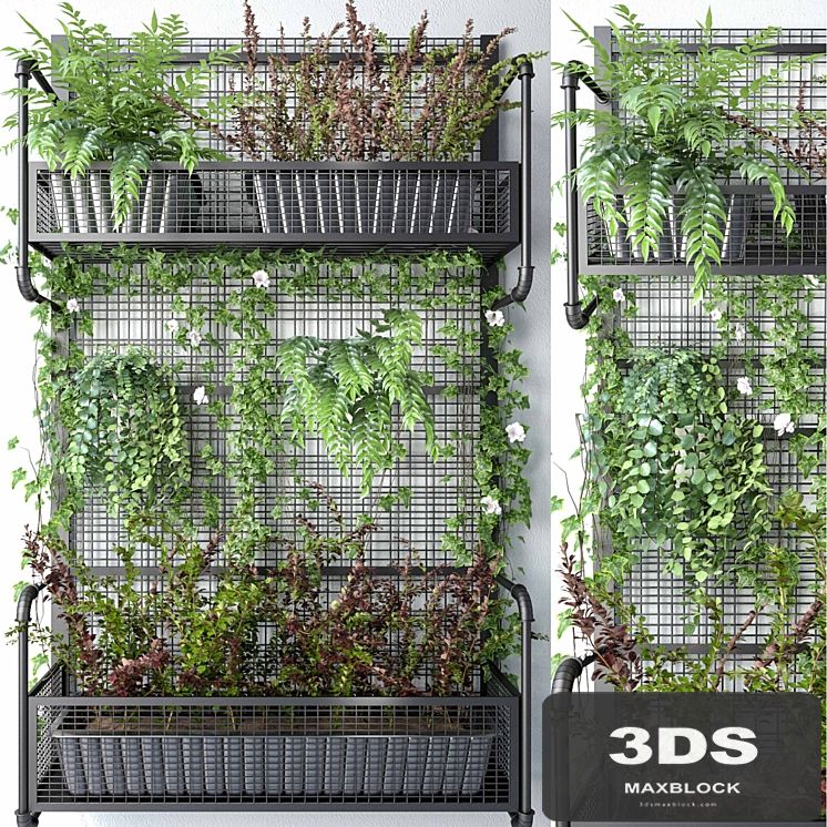 JC Wall Grid Plant Pot 5