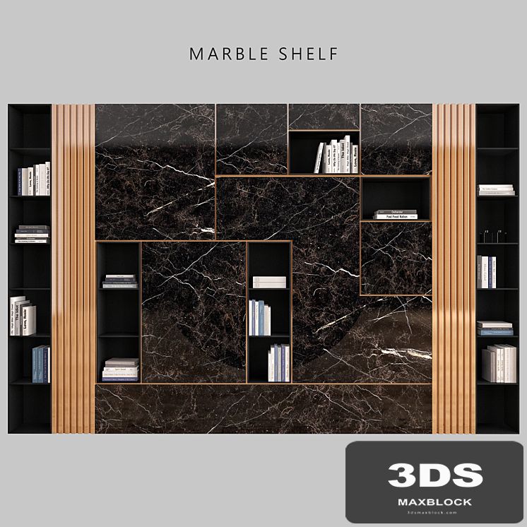 Marble shelf