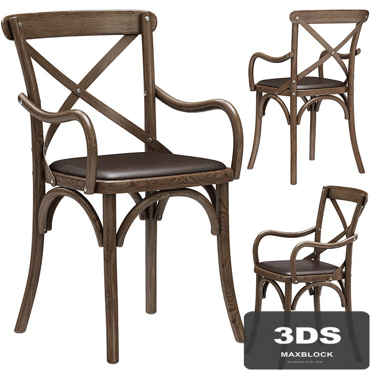 Restoration Hardware Madeleine Leather Armchair
