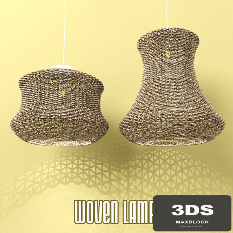 Woven lamp