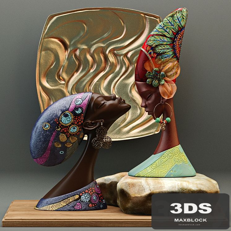 African sculptures - Factory "DesignToscano"