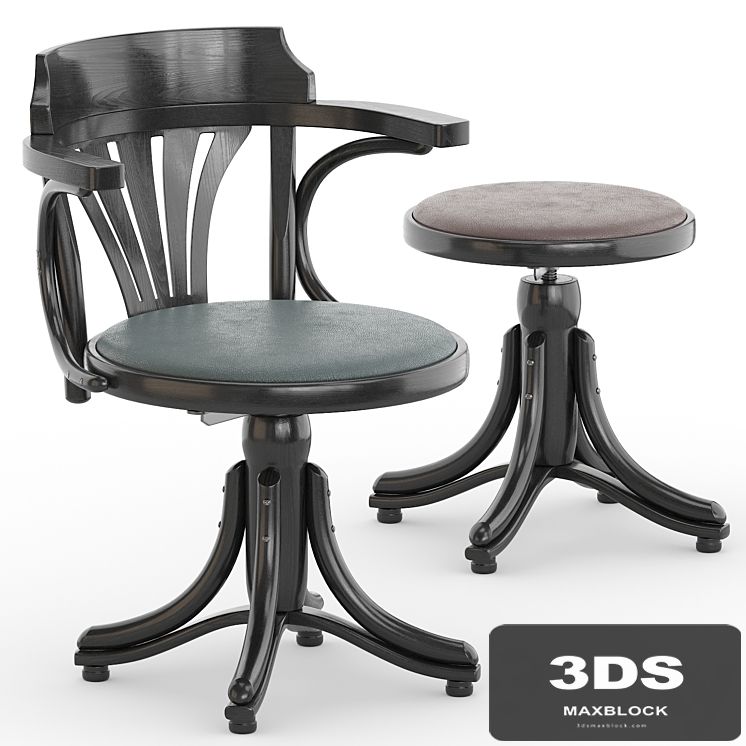 revolving armchair kontor 523_stool piano