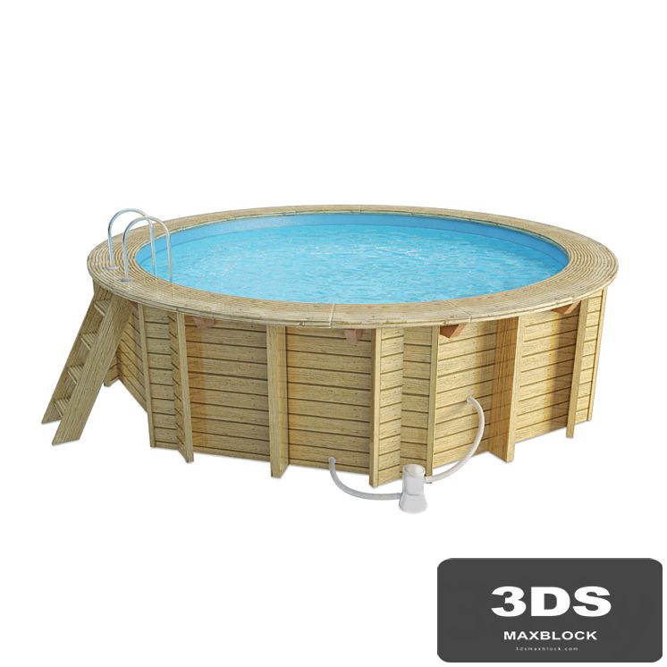 Wooden Round Swimming Pool