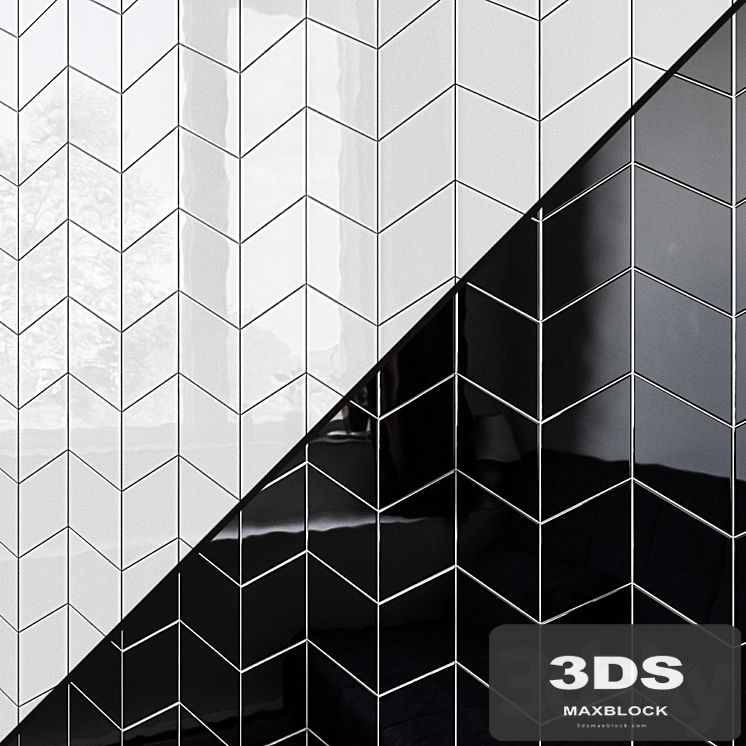 Ceramic wall tile EQUIPE RHOMBUS Wall 3 7 variants