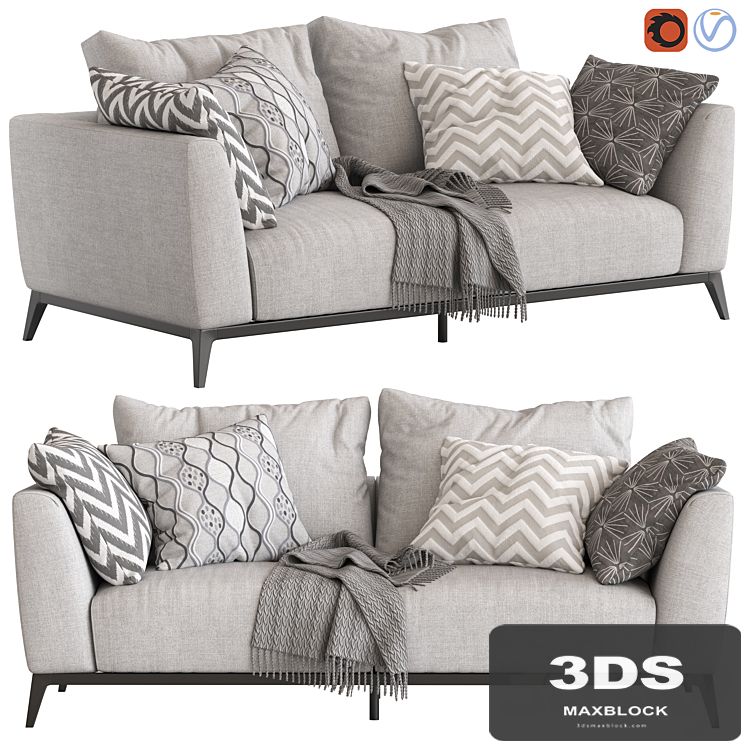 Flou Oliver Sofa type1