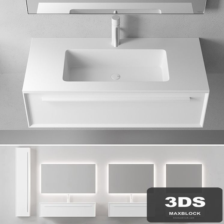 Falper 7.0 | Wall-mounted vanity unit with drawers