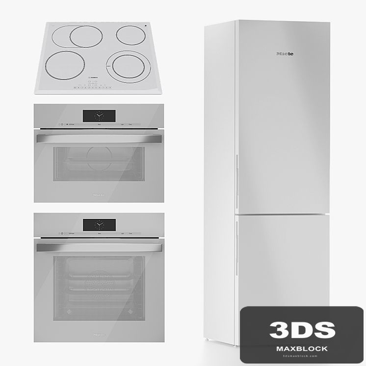 Set of household appliances Miele Bosch 03