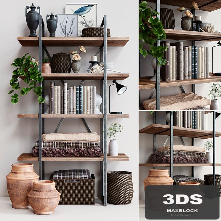 Rack Pottery Barn HOUSTON BOOKCASE