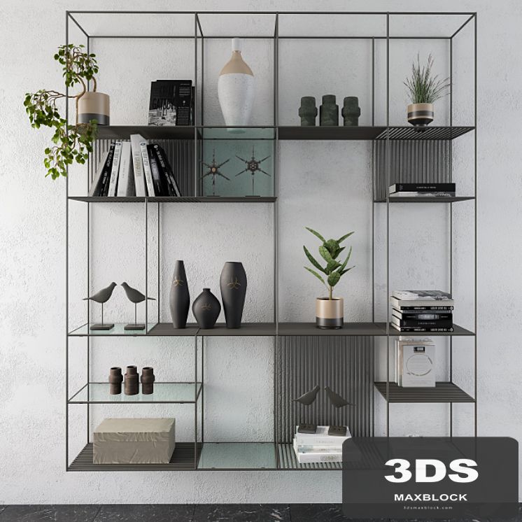 Metal Shelves Decorative