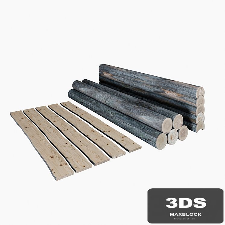 Logs, boards.