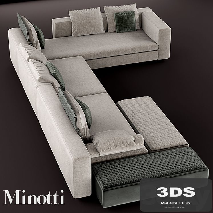 Sofa Yang Modular Sofa Minotti