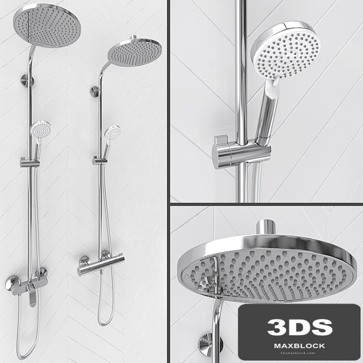 HANSGROHE shower systems | Crometta S Showerpipe 240
