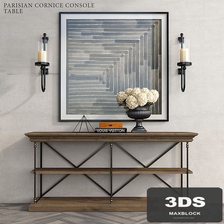 PARISIAN CORNICE CONSOLE TABLE