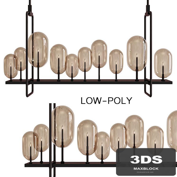 Rectangle Vintage Pendant Lights For Indoor
