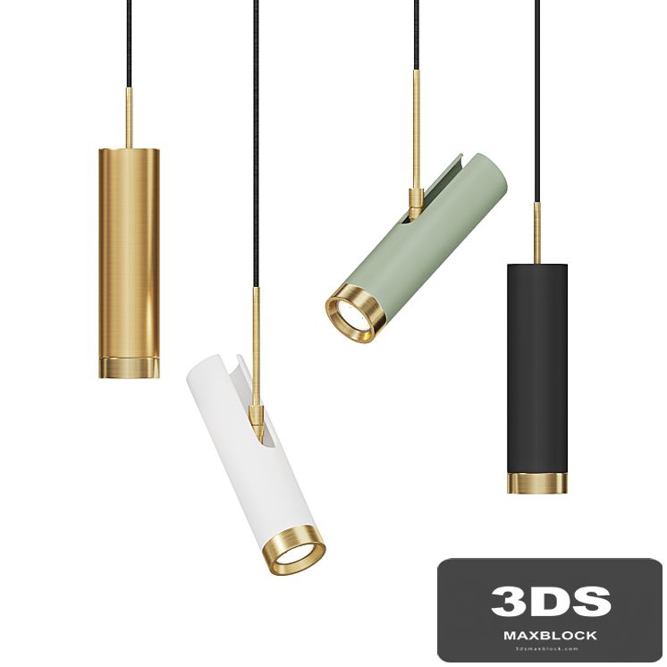 Pendant lamp in the shape of a cylinder TALSI ONE