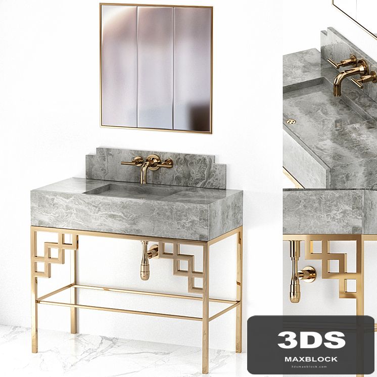 Art Deco Bathroom Mirror Luxury