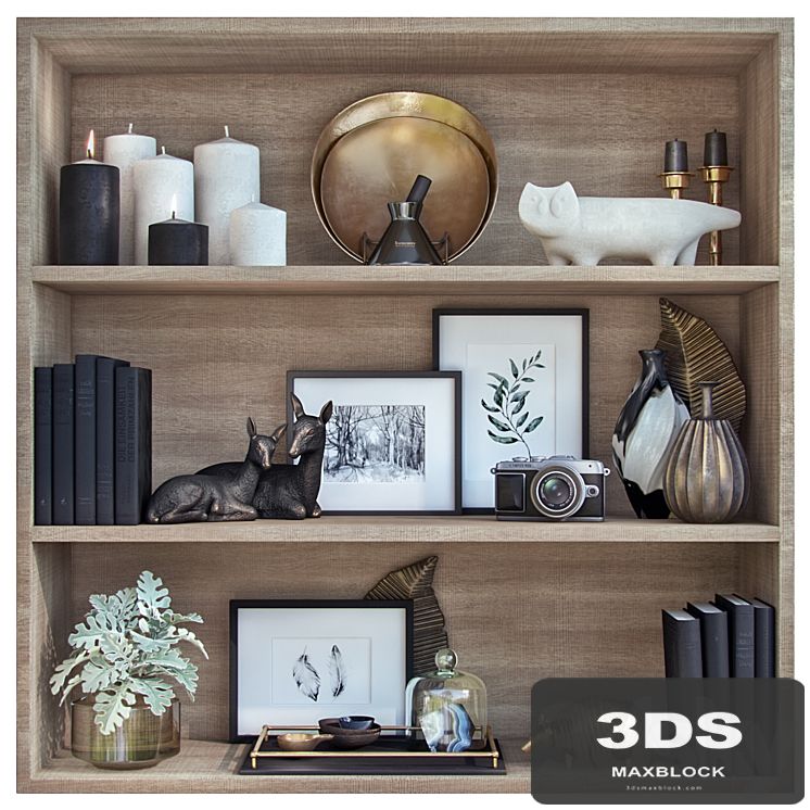 Bookshelf decor 2
