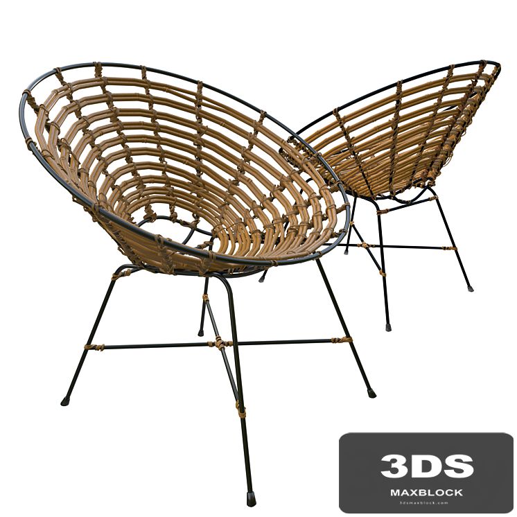Kubu round chair