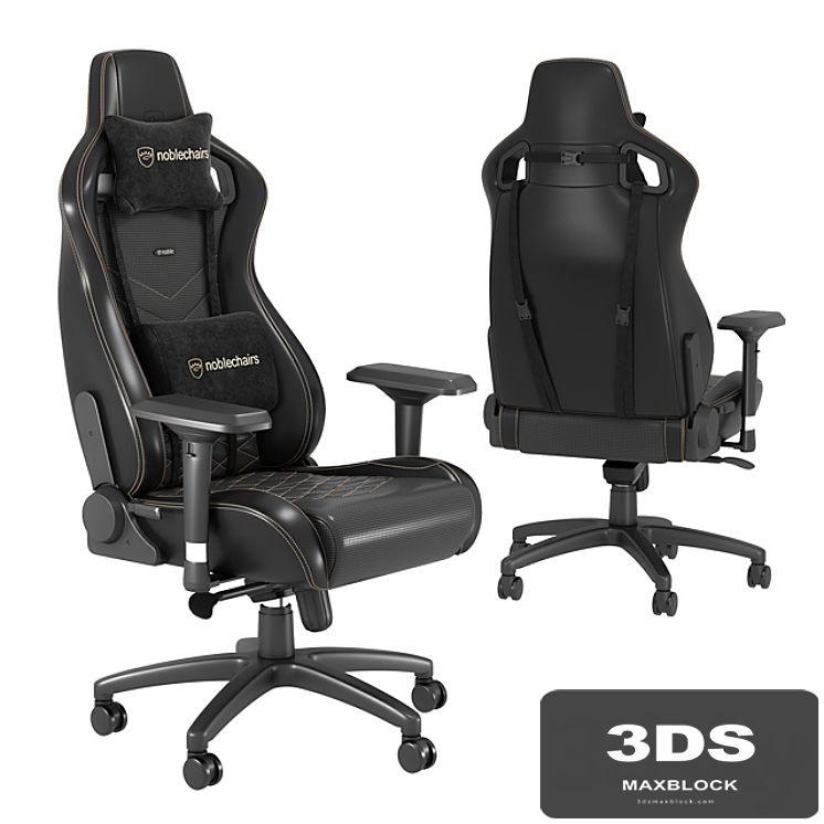 Noblechairs Epic Black / Gold Gaming Chair