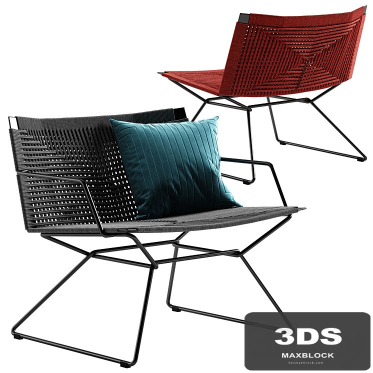 MDF Italia Neil Twist armchair