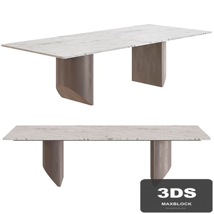 Minotti Wedge Dining Table