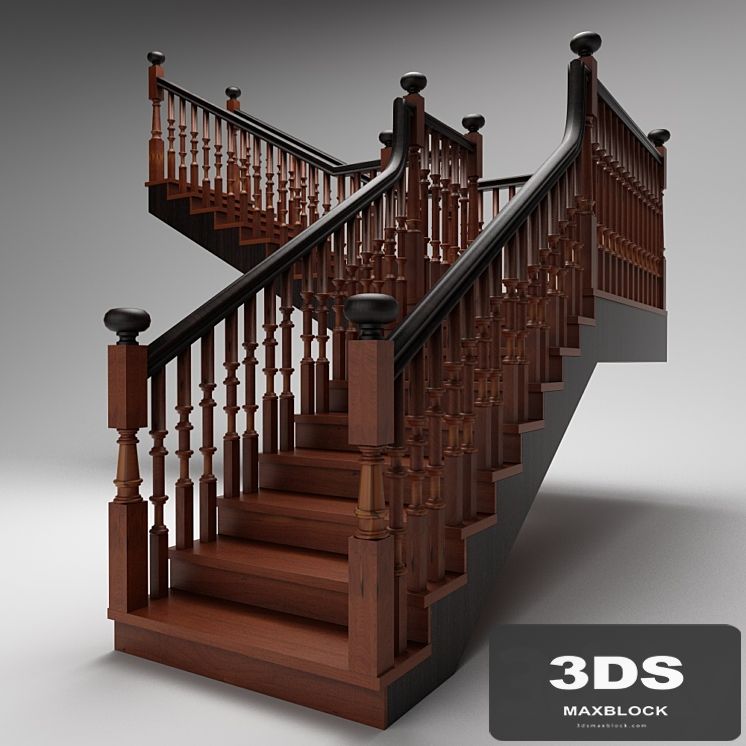 Wooden stairs