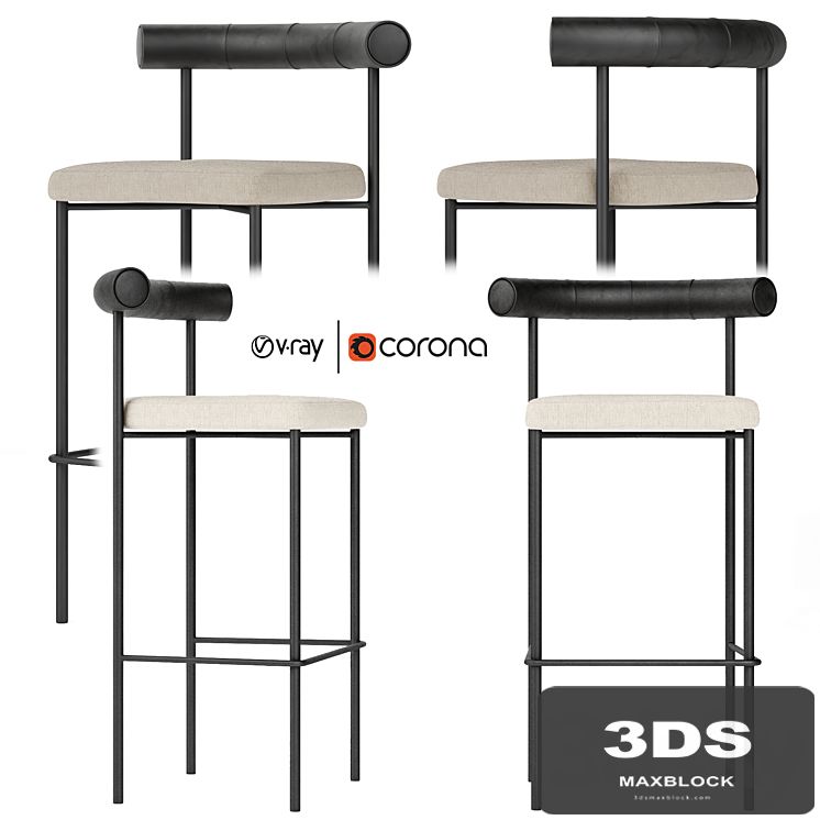 Kashmir Barstool Simon James Resident