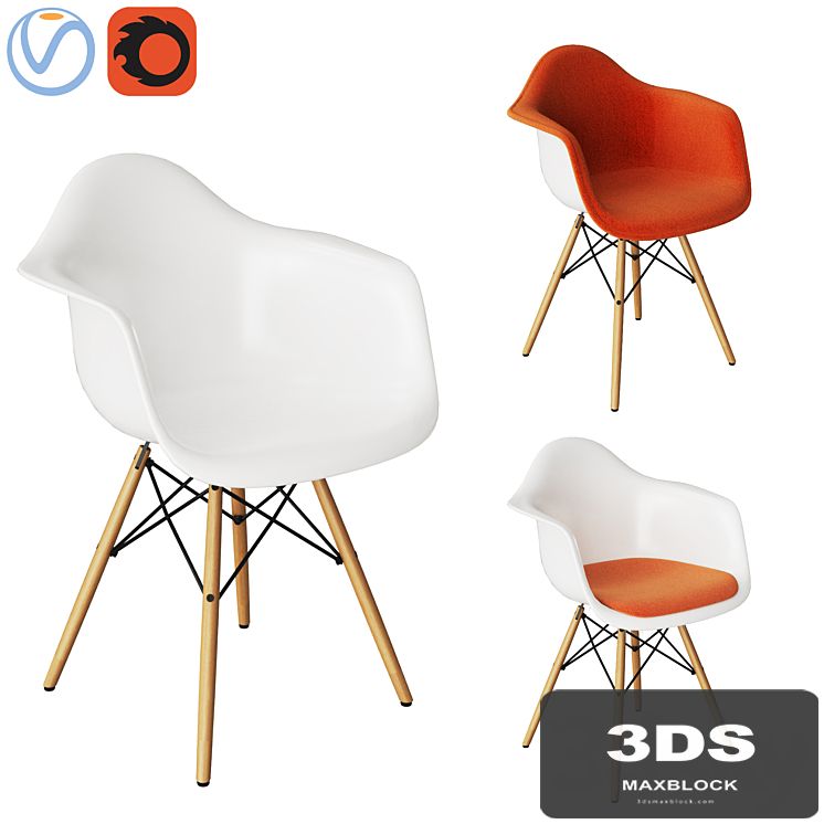 Eames plastic armchair