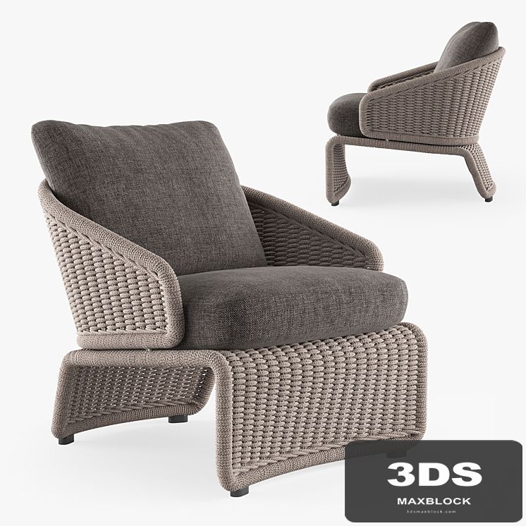 MINOTTI HALLEY outdoor armchair