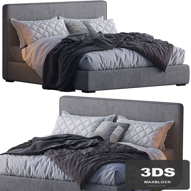 Meridiani Bed Stone Plus