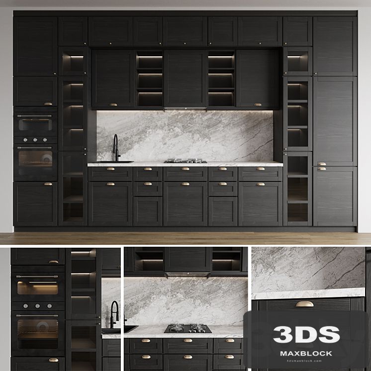 Modern kitchen IKEA LERHUTTAN