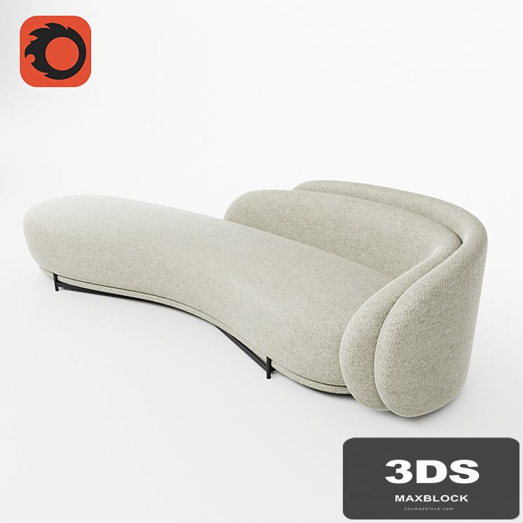 Paolo Ferrari Layered Back Sofa