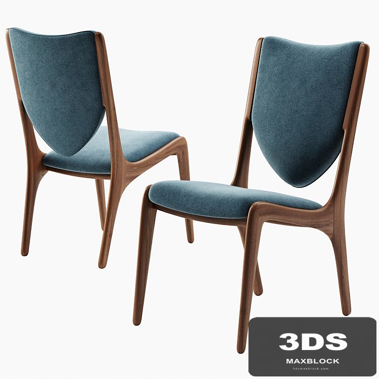 Vladimir Kagan Shield Back Dining Chair