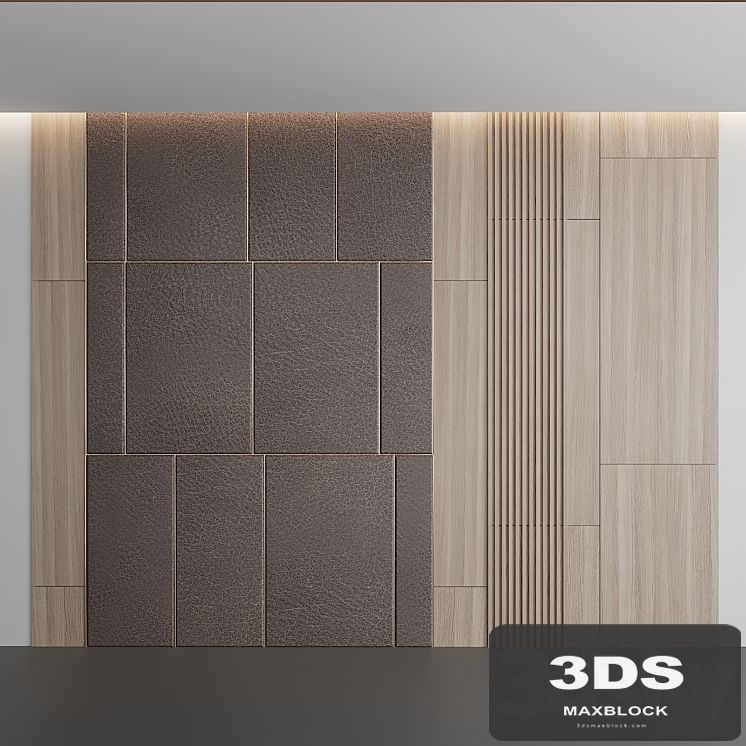 Leather Wood Panel